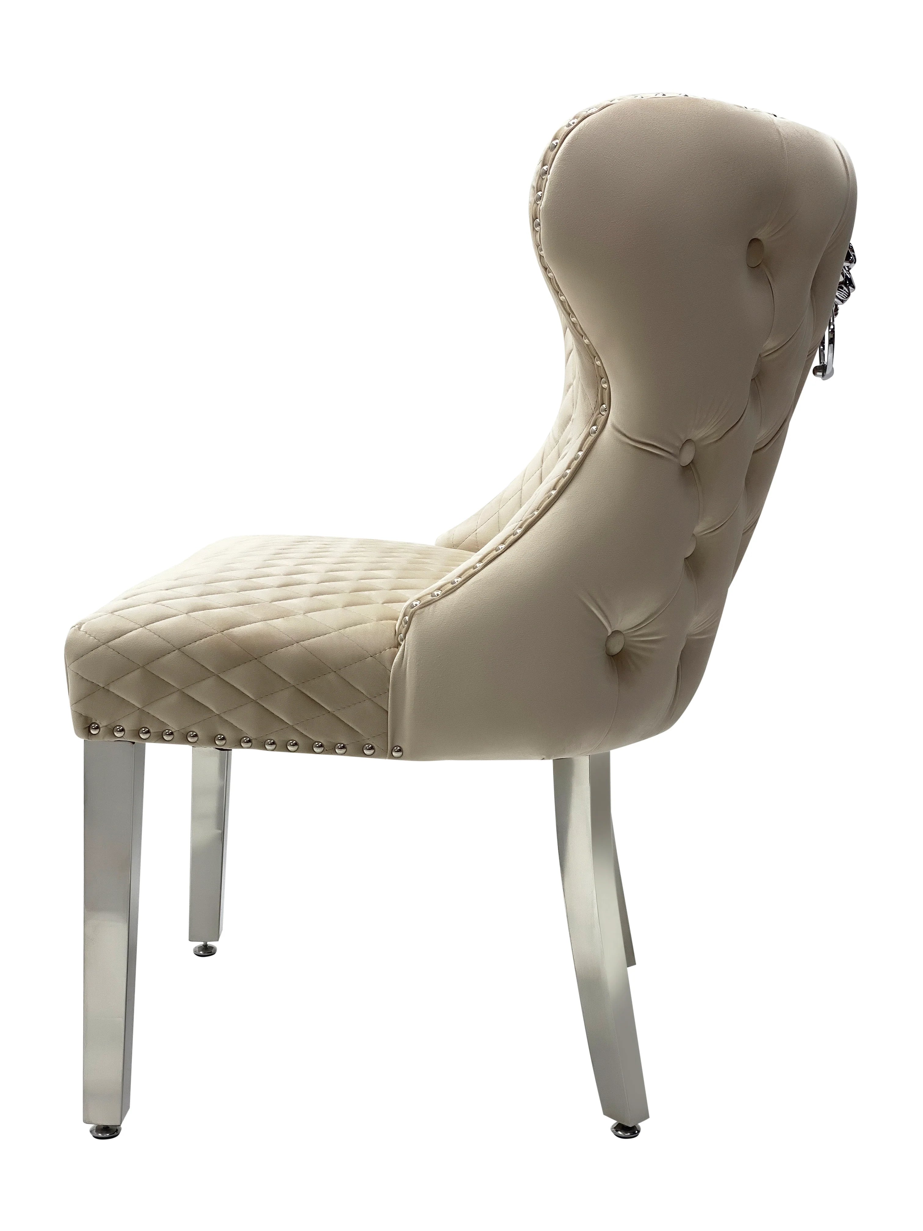 Elegant cream marble dining furniture bringing contemporary luxury to Southampton coastal homes, creating the perfect entertaining environment.
