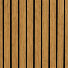 Teak Oak acoustic feature wall panel