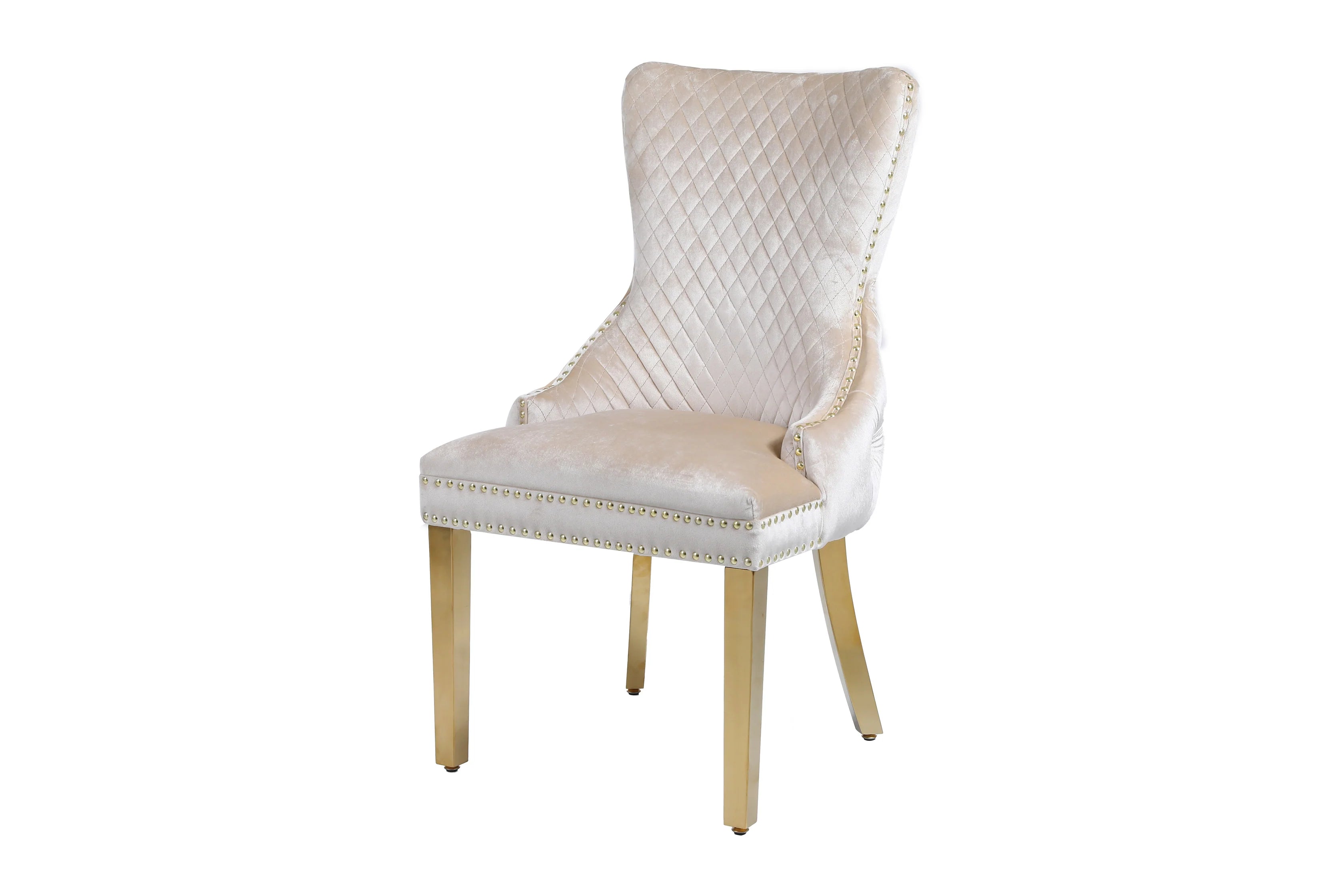 Designer Victoria Lion Knocker dining chairs creating a luxurious dining setting in a Cheltenham home