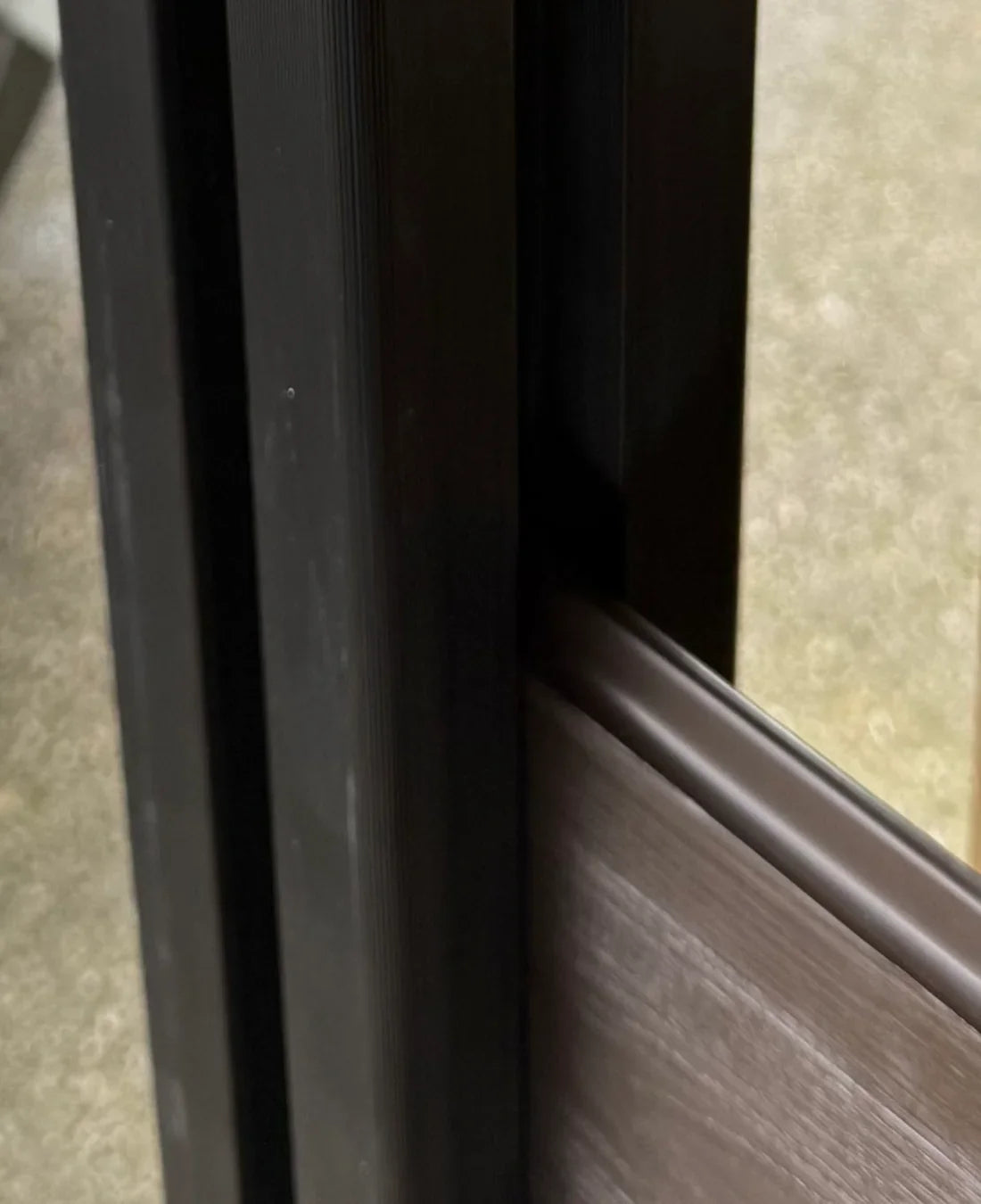 Grooved composite fence post for interlocking panels
