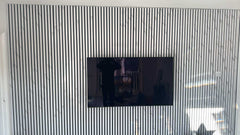 White Marble Grey Effect panel used on a feature wall